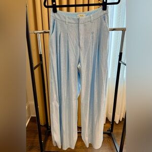 Stunning blue sequin pants by Anthropologie